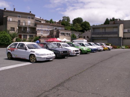 voitures écurie rallye du Sidobre 2013